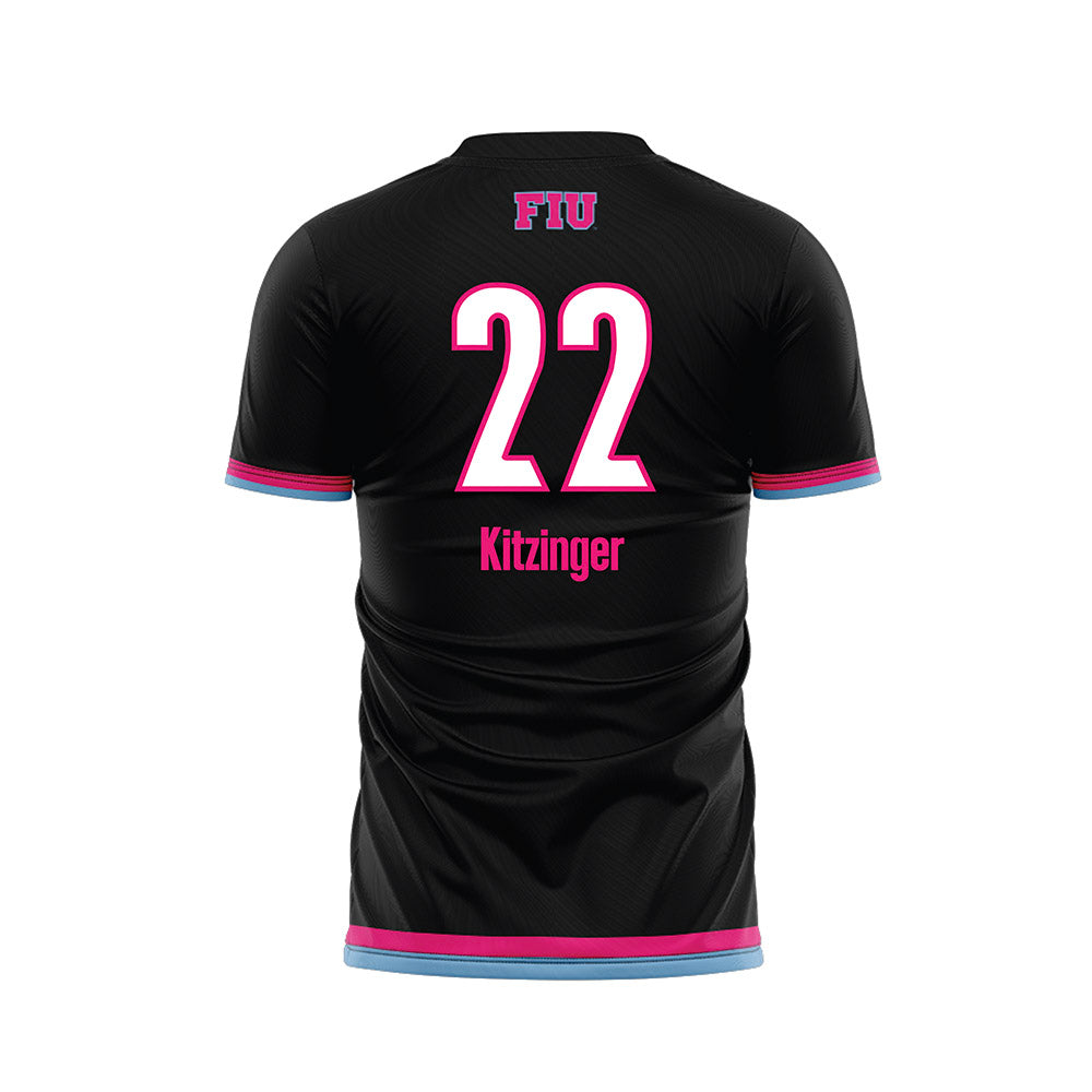 FIU - NCAA Women's Soccer : Adria Kitzinger - Vice Black Soccer Jersey-1