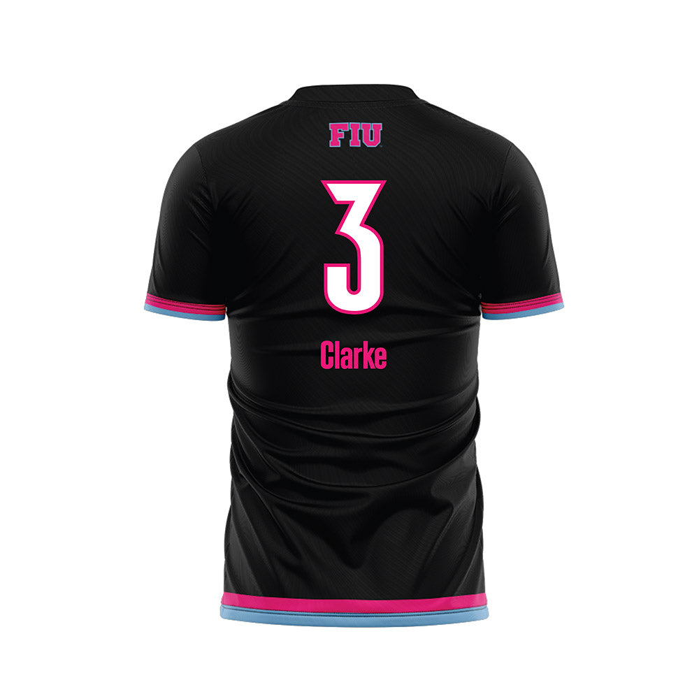 FIU - NCAA Women's Soccer : Kiara Clarke - Vice Black Soccer Jersey-1