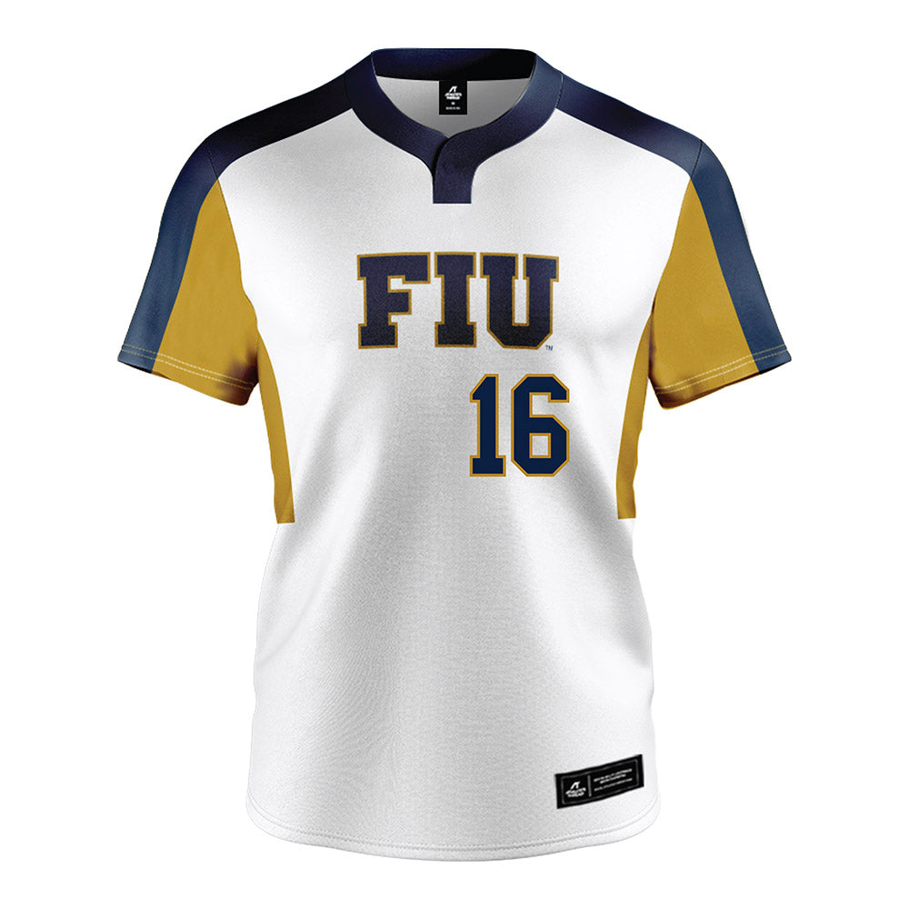 FIU - NCAA Softball : Riley Silvers - Home White Jersey-0