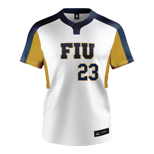 FIU - NCAA Softball : Leah Clark - Home White Jersey-0