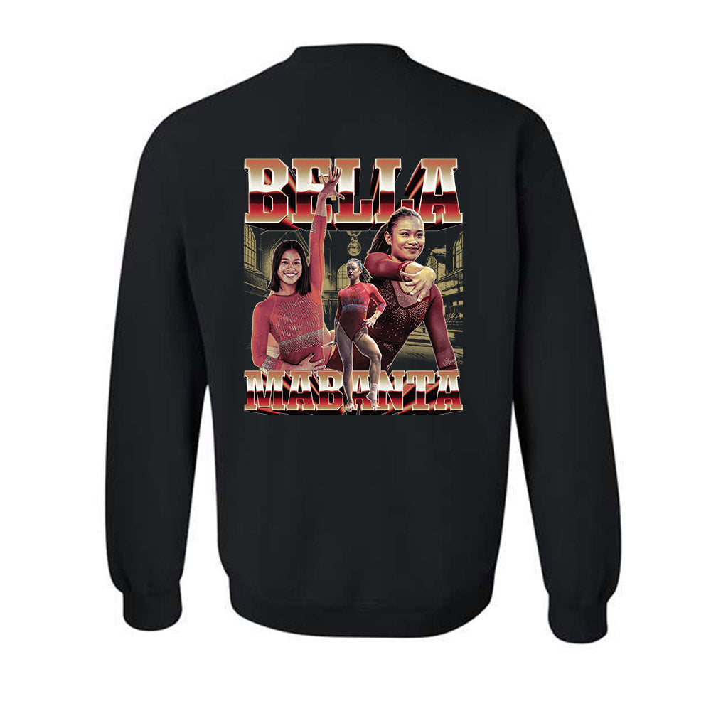 DU - NCAA Women's Gymnastics : Bella Mabanta - Player Collage Crewneck Sweatshirt-1