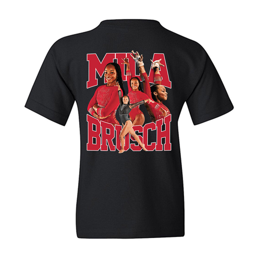 DU - NCAA Women's Gymnastics : Mila Brusch - Player Collage Youth T-Shirt-1