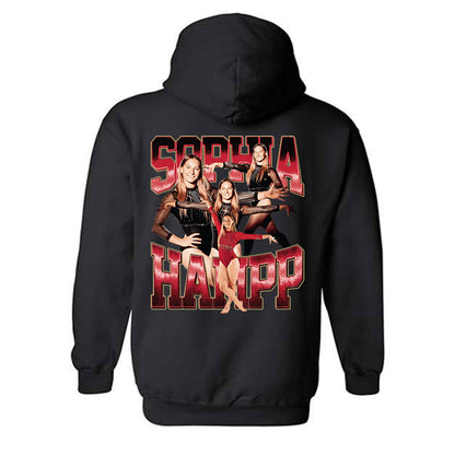 DU - NCAA Women's Gymnastics : Sophia Hampp - Player Collage Hooded Sweatshirt-1