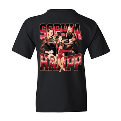 DU - NCAA Women's Gymnastics : Sophia Hampp - Player Collage Youth T-Shirt-1