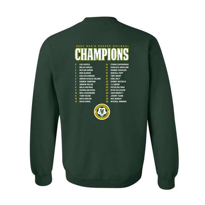 UVM - NCAA Men's Soccer : - National Champs Roster Crewneck Sweatshirt-1