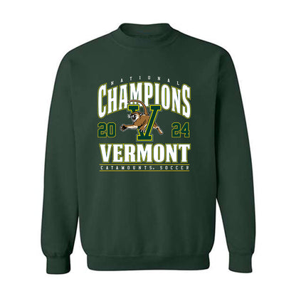 UVM - NCAA Men's Soccer : - National Champs Roster Crewneck Sweatshirt-0