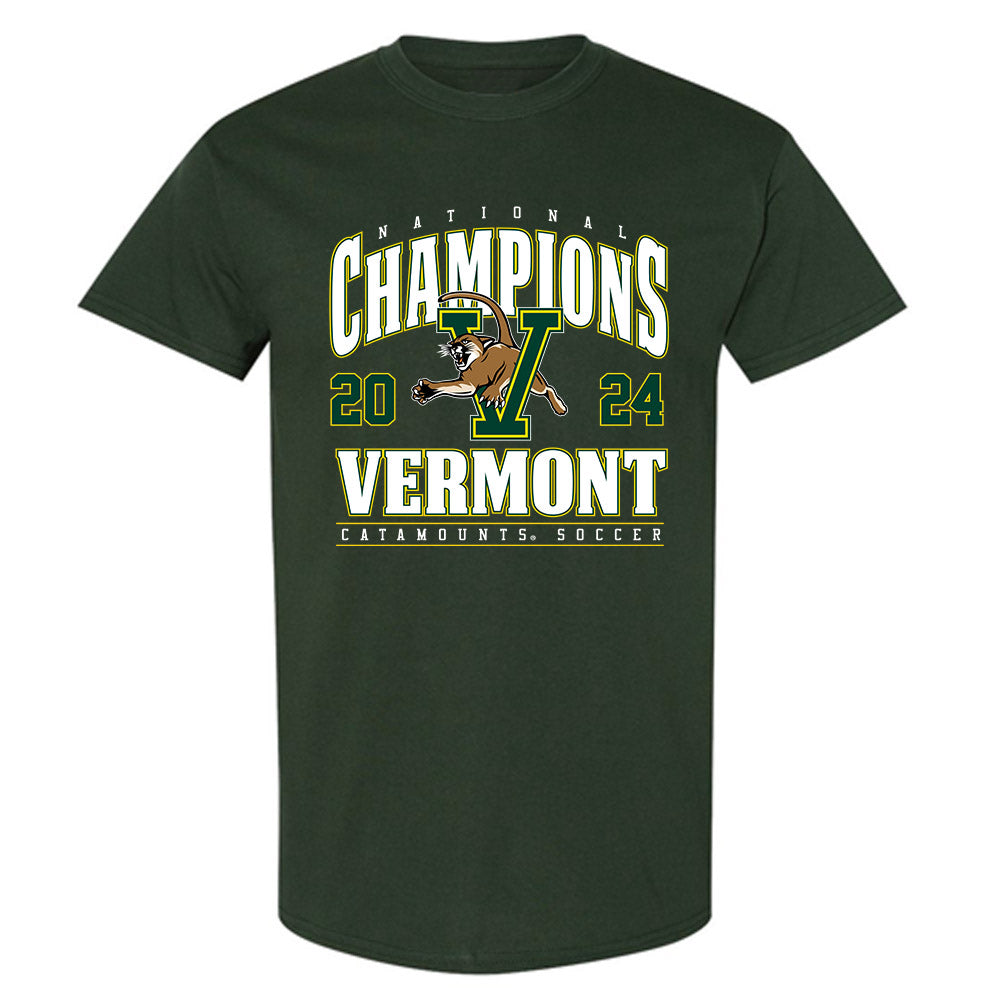 UVM - NCAA Men's Soccer : - National Champs Roster T-Shirt-0