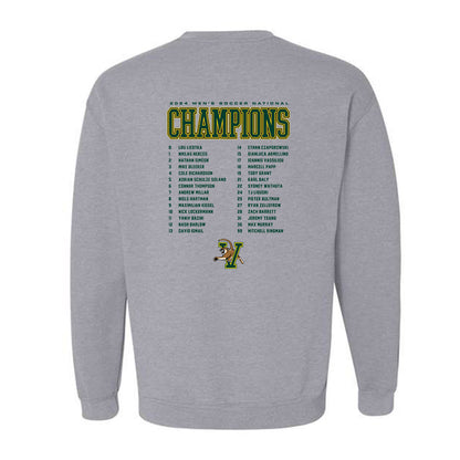 UVM - NCAA Men's Soccer : - National Champs Roster Crewneck Sweatshirt-1