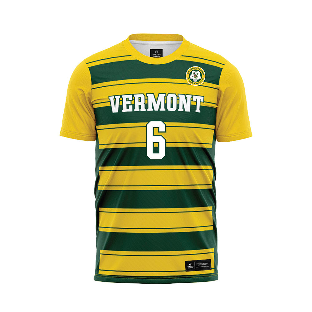UVM - NCAA Men's Soccer : Connor Thompson - National Champs Replica Soccer Jersey-0