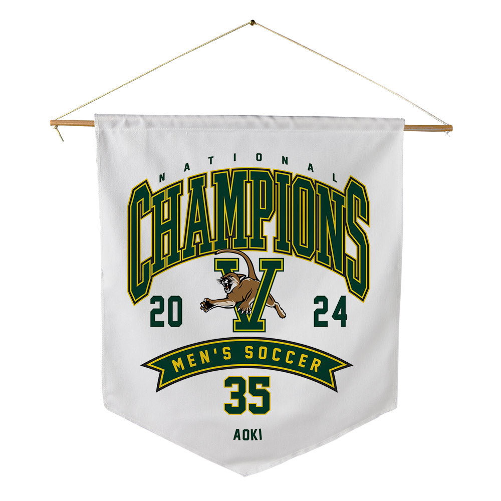 UVM - NCAA Men's Soccer : Rui Aoki - Pennant - 18" x 21"-0