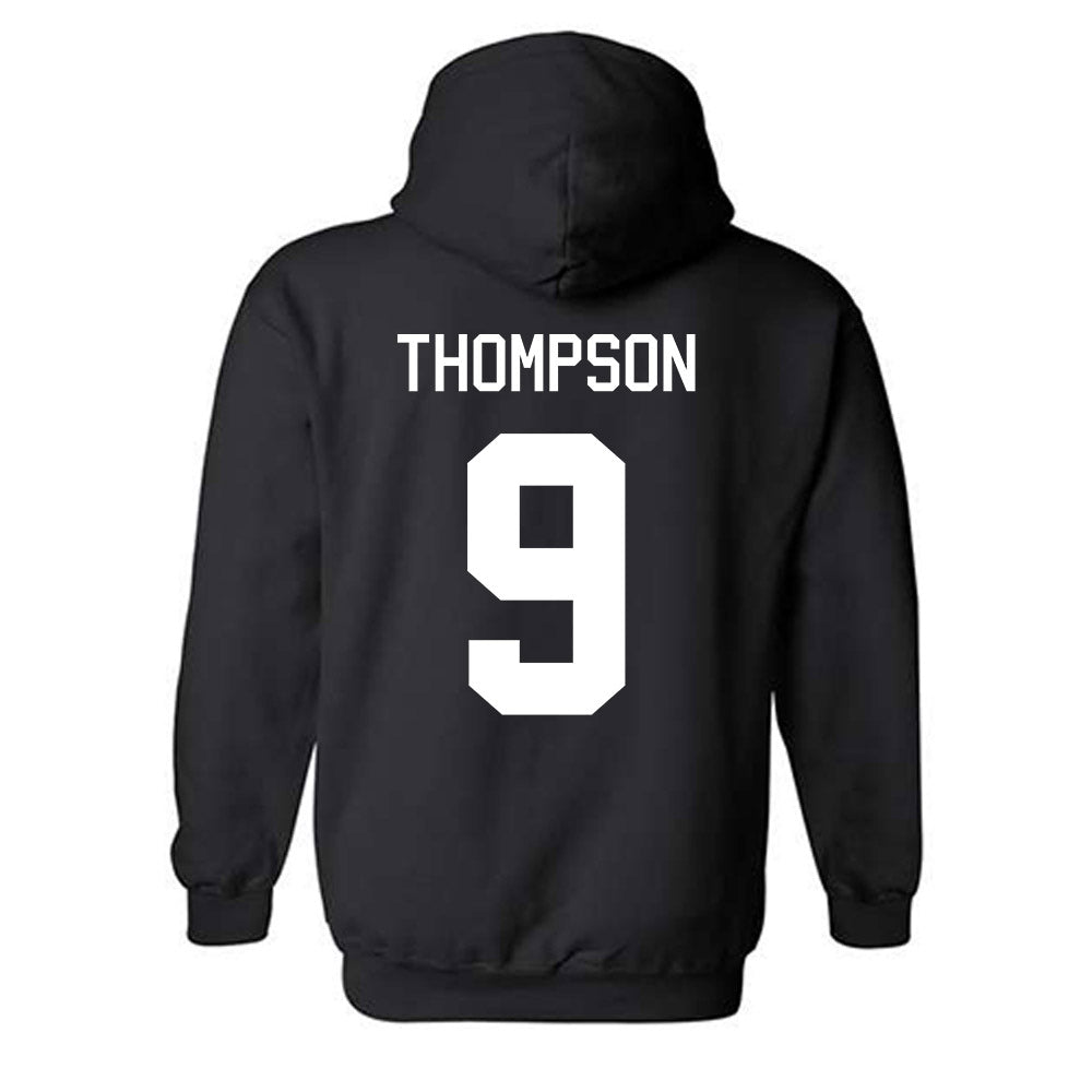 Arkansas - NCAA Men's Basketball : Davion Thompson - Hooded Sweatshirt-1