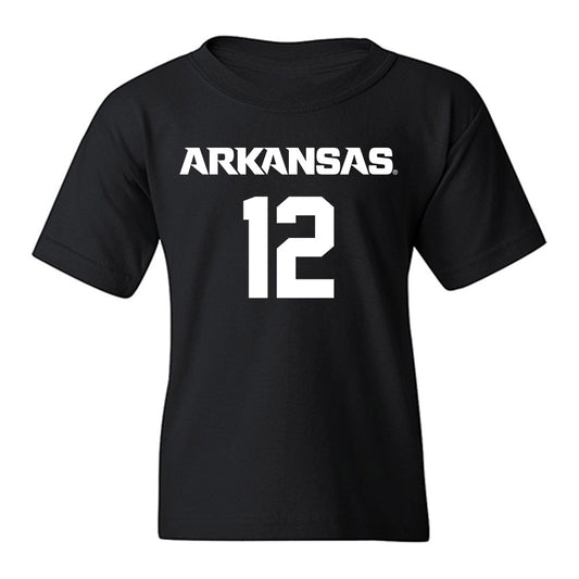 Arkansas - NCAA Men's Basketball : Malique Ewin - Youth T-Shirt-0