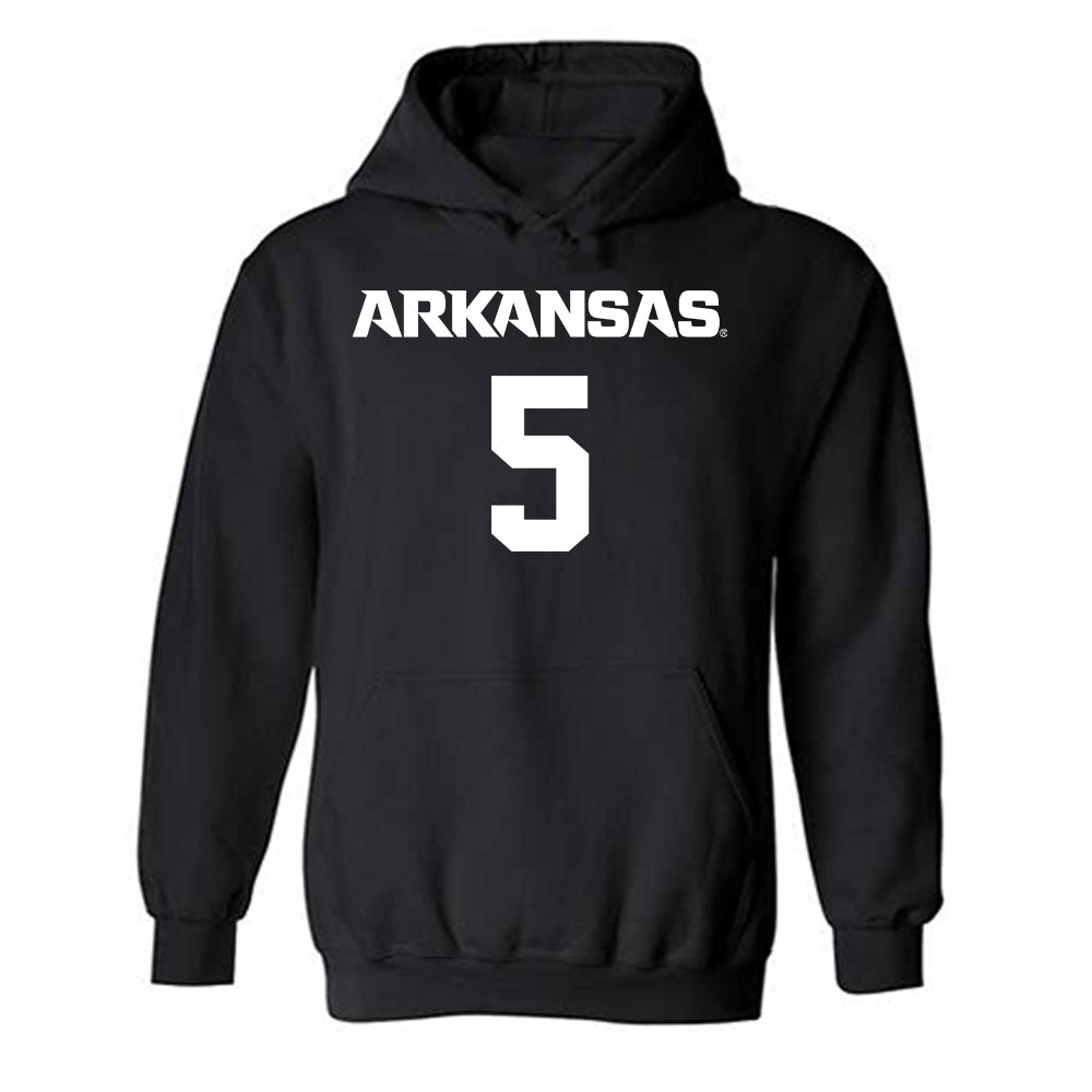 Arkansas - NCAA Men's Basketball : Darius Acuff Jr. - Hooded Sweatshirt-0