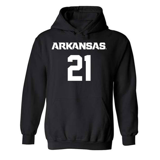 Arkansas - NCAA Men's Basketball : Dajuan Wagner - Hooded Sweatshirt-0