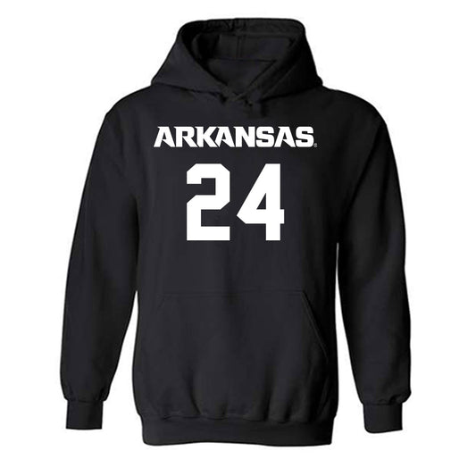 Arkansas - NCAA Men's Basketball : Billy Richmond - Hooded Sweatshirt-0
