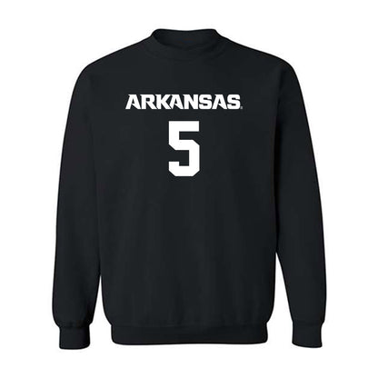 Arkansas - NCAA Men's Basketball : Darius Acuff Jr. - Crewneck Sweatshirt-0