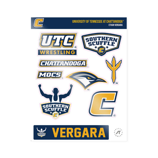 UTC - NCAA Wrestling : Ethan Vergara - Sticker Sheet-0