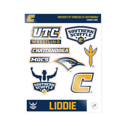 UTC - NCAA Wrestling : Cavarius Liddie - Sticker Sheet-0