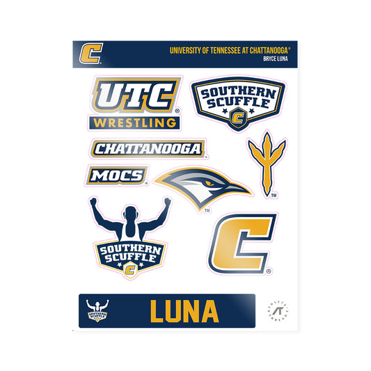 UTC - NCAA Wrestling : Bryce Luna - Sticker Sheet-0