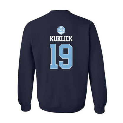 UNC - NCAA Women's Soccer : Leah Kuklick - Champs Classic Shersey Crewneck Sweatshirt-1