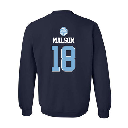 UNC - NCAA Women's Soccer : Lauren Malsom - Champs Classic Shersey Crewneck Sweatshirt-1