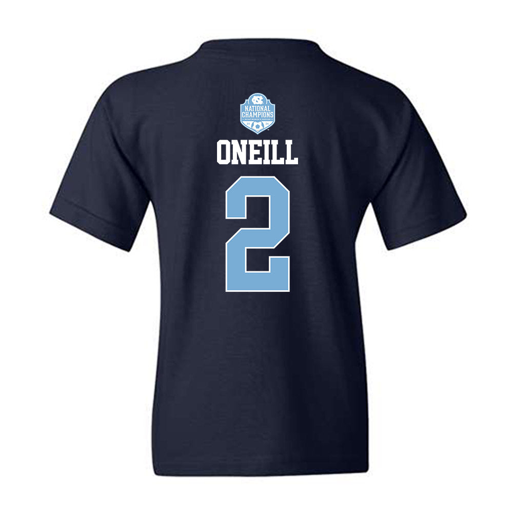 UNC - NCAA Women's Soccer : Cali ONeill - Champs Classic Shersey Youth T-Shirt-1