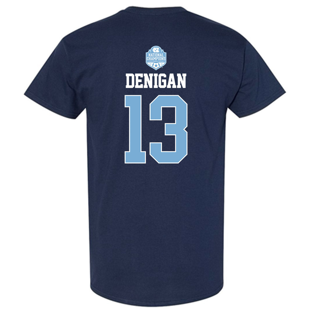 UNC - NCAA Women's Soccer : Summer Denigan - Champs Classic Shersey T-Shirt-1