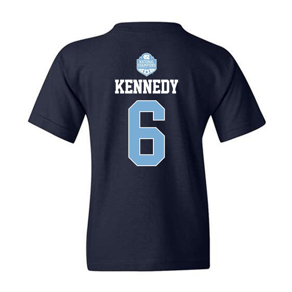 UNC - NCAA Women's Soccer : Riley Kennedy - Champs Classic Shersey Youth T-Shirt-1