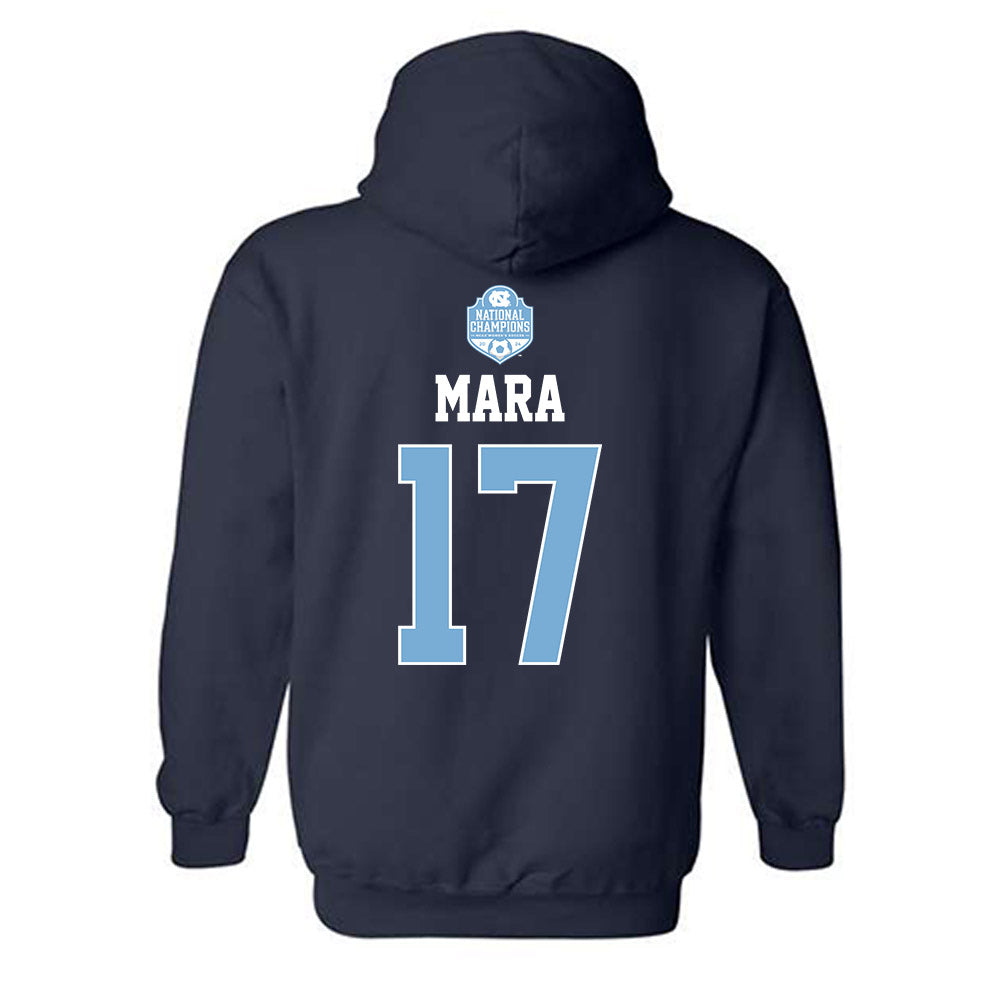 UNC - NCAA Women's Soccer : Caitlin Mara - Champs Classic Shersey Hooded Sweatshirt-1