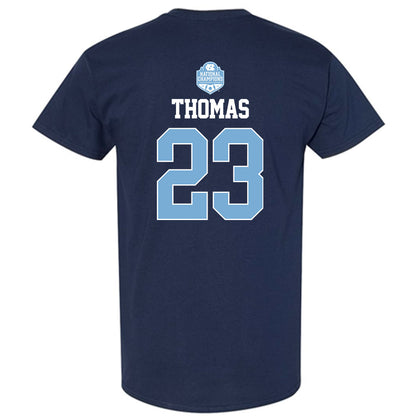UNC - NCAA Women's Soccer : Olivia Thomas - Champs Classic Shersey T-Shirt-1
