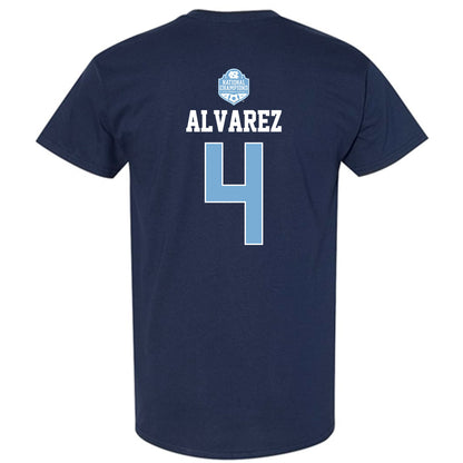 UNC - NCAA Women's Soccer : Aven Alvarez - Champs Classic Shersey T-Shirt-1
