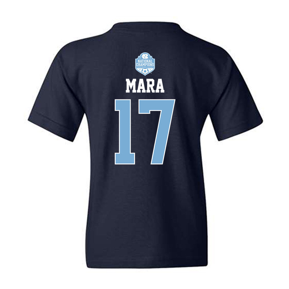 UNC - NCAA Women's Soccer : Caitlin Mara - Champs Classic Shersey Youth T-Shirt-1
