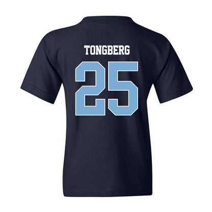 UNC - NCAA Women's Soccer : Logan Tongberg - National Champs Youth T-Shirt-1