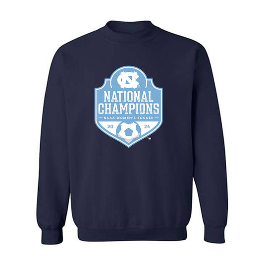 UNC - NCAA Women's Soccer : Camie Maynor - National Champs Crewneck Sweatshirt-0
