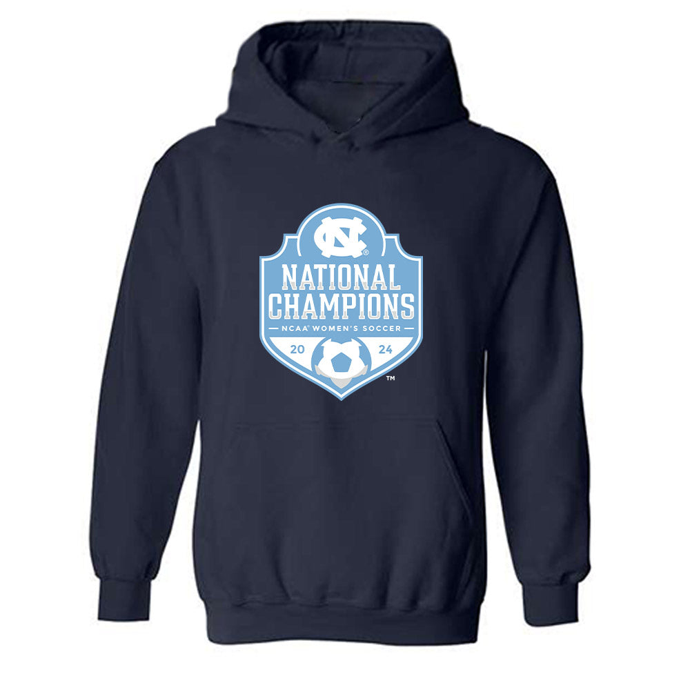 UNC - NCAA Women's Soccer : Cali ONeill - National Champs Hooded Sweatshirt-0
