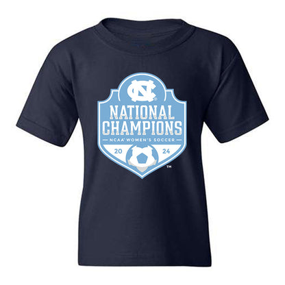 UNC - NCAA Women's Soccer : Linda Ullmark - National Champs Youth T-Shirt-0