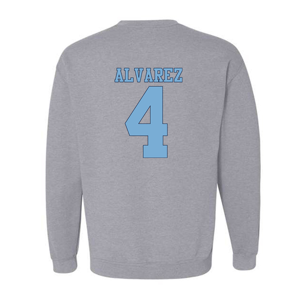 UNC - NCAA Women's Soccer : Aven Alvarez - National Champs v3 Crewneck Sweatshirt-1