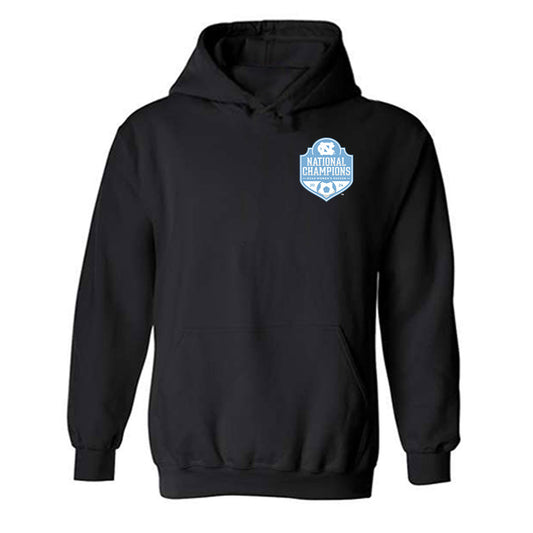 UNC - NCAA Women's Soccer : Hannah Johann - National Champs Roster Shirt Hooded Sweatshirt-0