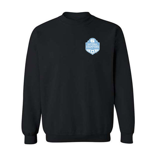 UNC - NCAA Women's Soccer : Eres Freifeld - National Champs Roster Shirt Crewneck Sweatshirt-0