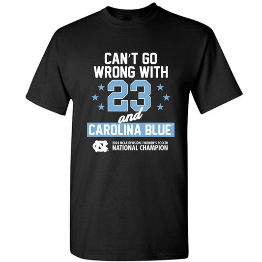 UNC - NCAA Women's Soccer : Aven Alvarez - 23 Titles v1 Statement Shirt T-Shirt-0