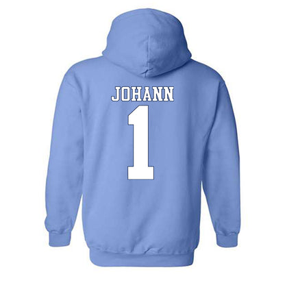 UNC - NCAA Women's Soccer : Hannah Johann - 23 Titles v2 Statement Shirt Hooded Sweatshirt-1