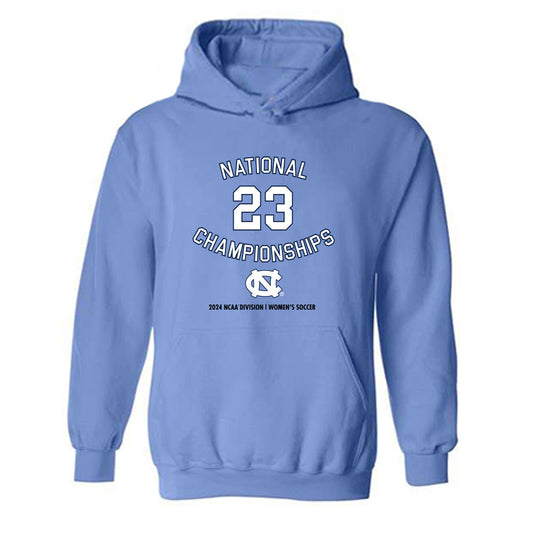 UNC - NCAA Women's Soccer : Eres Freifeld - 23 Titles v2 Statement Shirt Hooded Sweatshirt-0