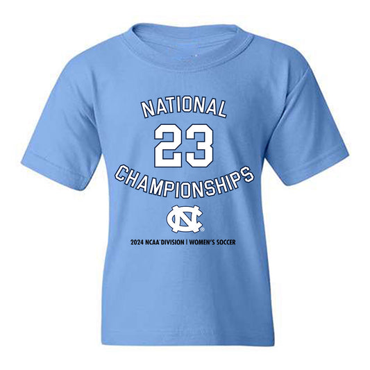 UNC - NCAA Women's Soccer : Aven Alvarez - 23 Titles v2 Statement Shirt Youth T-Shirt-0
