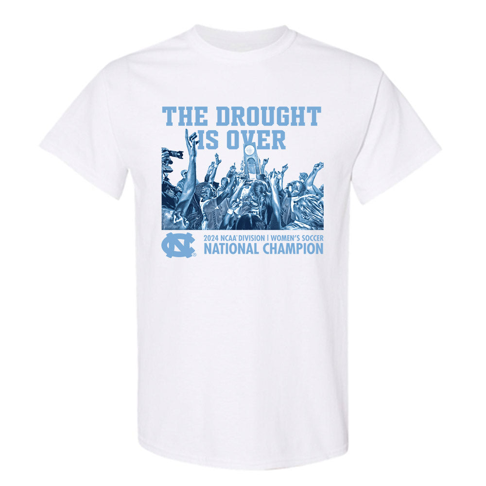 UNC - NCAA Women's Soccer : Olivia Thomas - The Drought Is Over T-Shirt-0