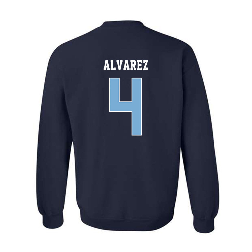UNC - NCAA Women's Soccer : Aven Alvarez - Why Not Us Crewneck Sweatshirt-1