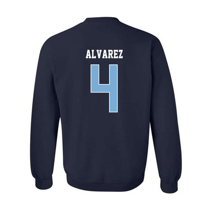 UNC - NCAA Women's Soccer : Aven Alvarez - Why Not Us Crewneck Sweatshirt-1