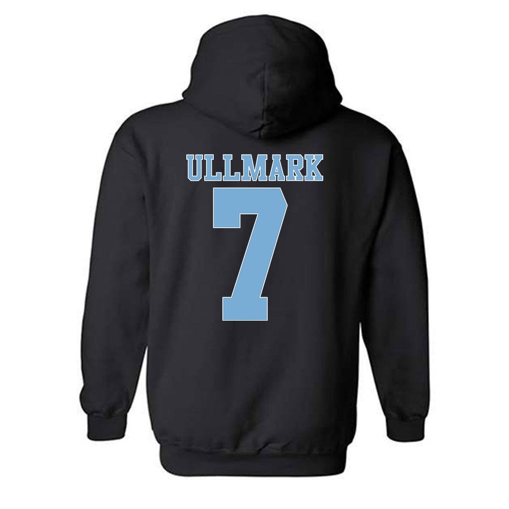 UNC - NCAA Women's Soccer : Linda Ullmark - Vintage Black Championship Hooded Sweatshirt-1