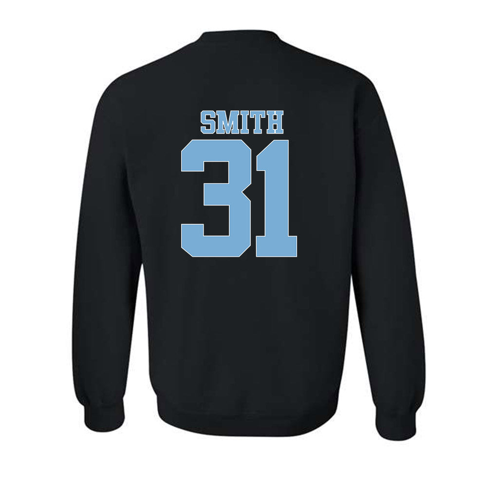 UNC - NCAA Women's Soccer : Ella Smith - Vintage Black Championship Crewneck Sweatshirt-1