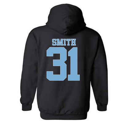 UNC - NCAA Women's Soccer : Ella Smith - Vintage Black Championship Hooded Sweatshirt-1