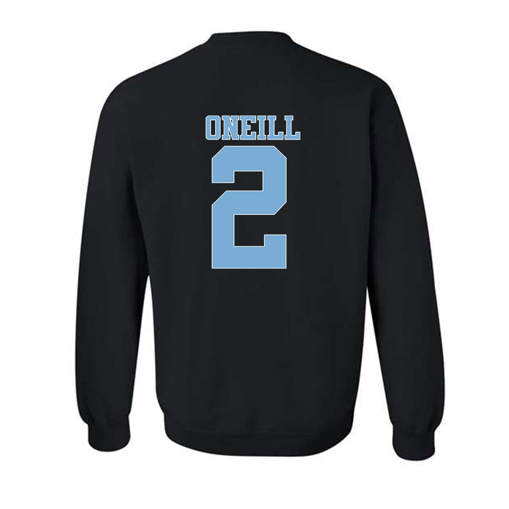 UNC - NCAA Women's Soccer : Cali ONeill - Vintage Black Championship Crewneck Sweatshirt-1